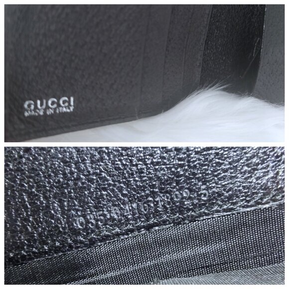 Gucci vintage horsebit textured leather wallet w/COA EUC - Picture 7 of 8